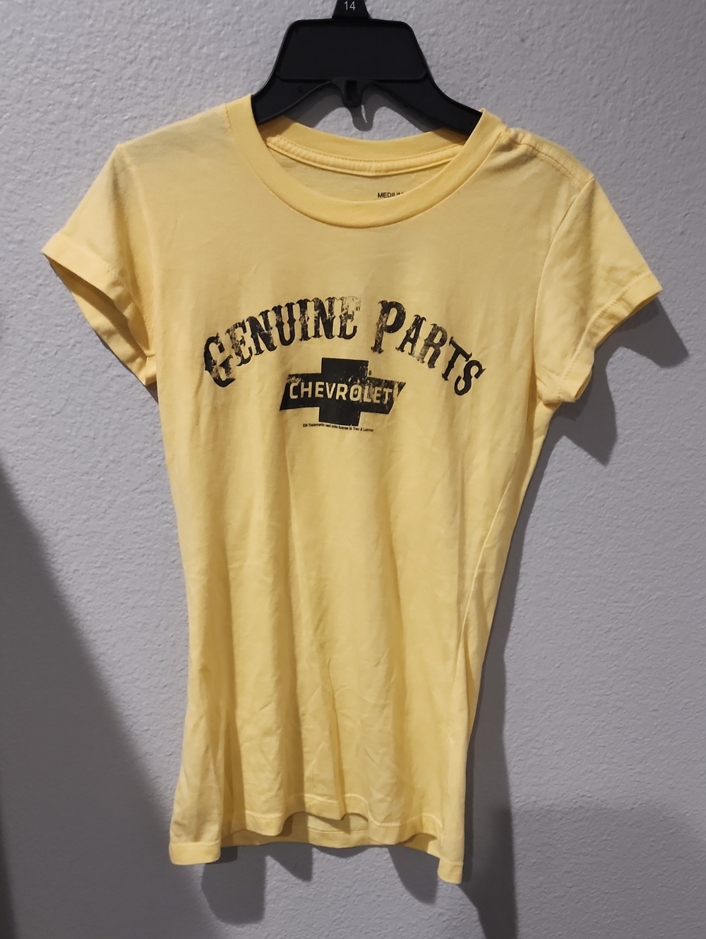 Chevrolet Genuine Parts Yellow Short Sleeve Graphic Tee